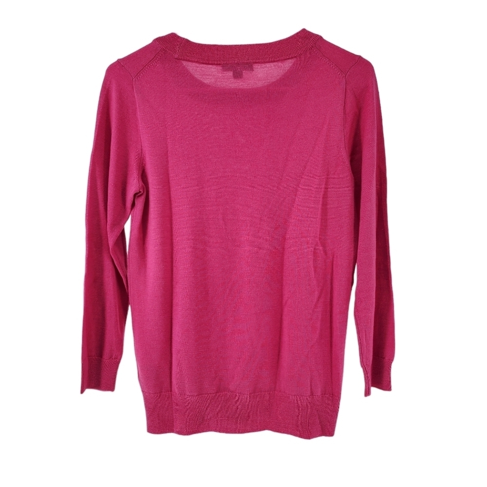J. Crew Pink Scoop Neck Sweater - Picture 4 of 5